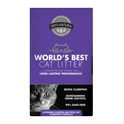 World's Best Cat Litter Scented Multicat Lavender (Purple) 14 lbs